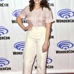 Elizabeth Henstridge at the Agents of S.H.I.E.L.D Photocall During 2018 WonderCon in Anaheim 03/24/2018