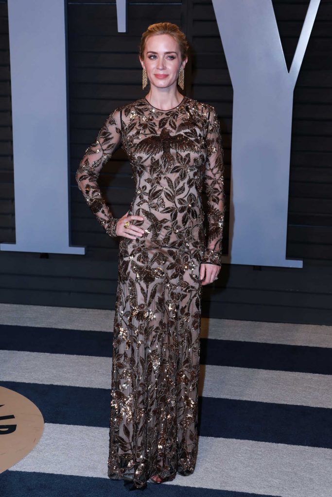 Emily Blunt at 2018 Vanity Fair Oscar Party in Beverly Hills 03/04/2018-1