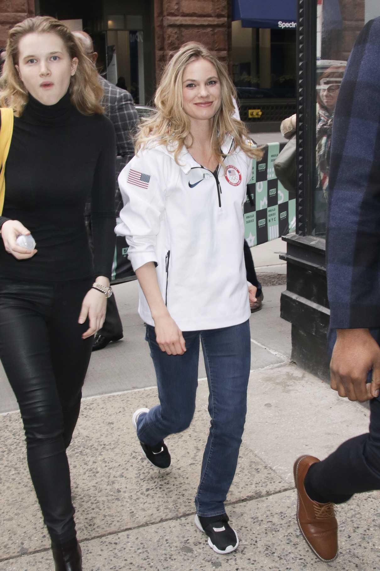 Jessie Diggins Arrives at AOL Build Studios in New York 03/01/2018-4