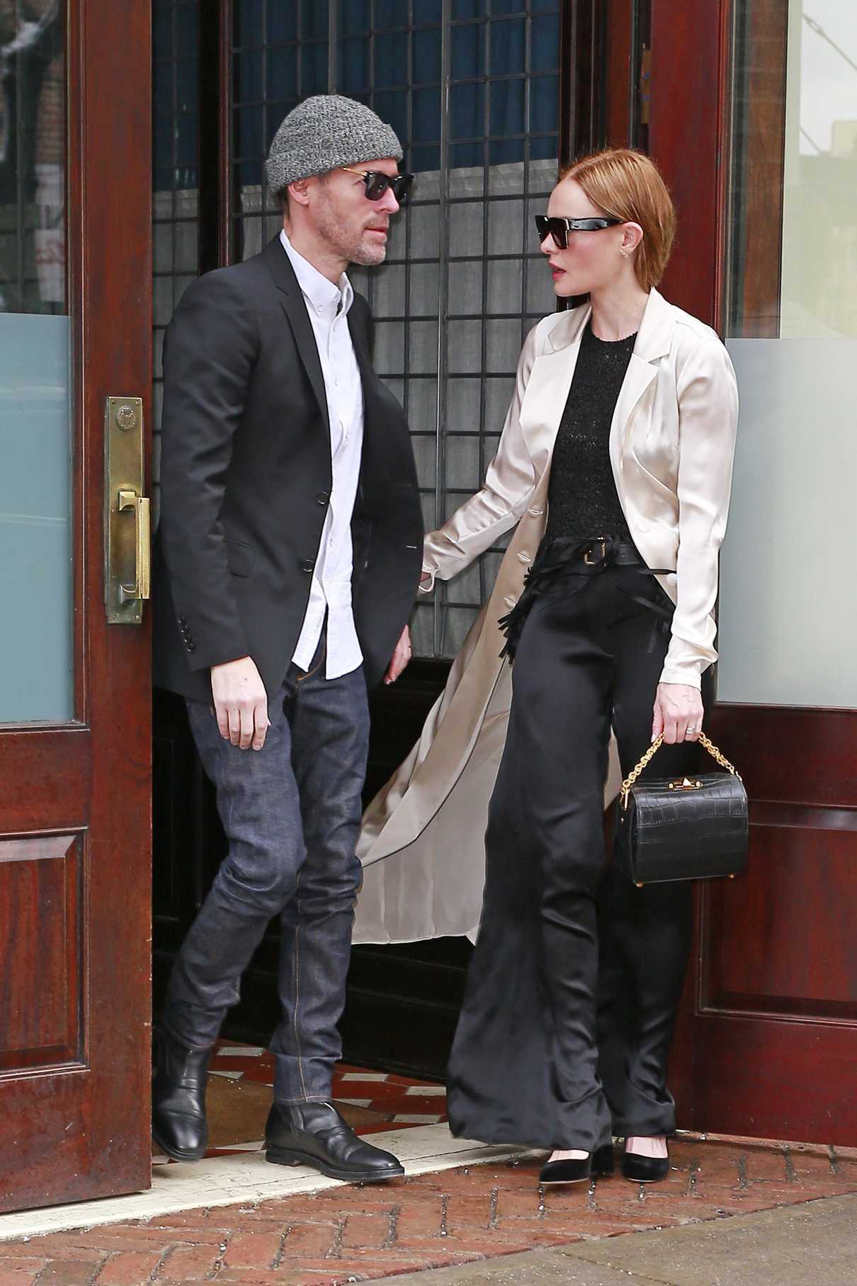 Kate Bosworth with Her Husband Checking Out of the Greenwich Hotel in NYC 03/08/2018-3