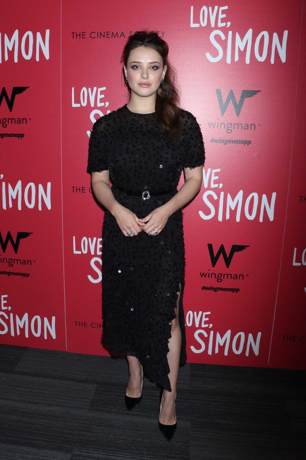 Katherine Langford at the Love, Simon Premiere in New York 03/08/2018-2