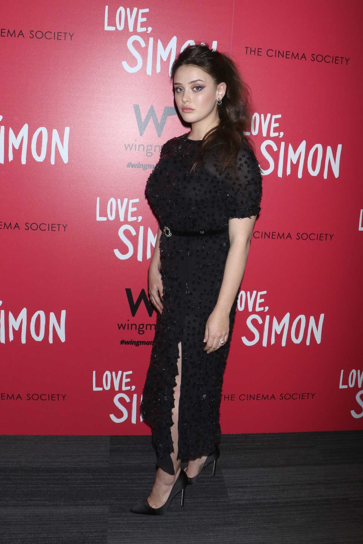 Katherine Langford at the Love, Simon Premiere in New York 03/08/2018-3