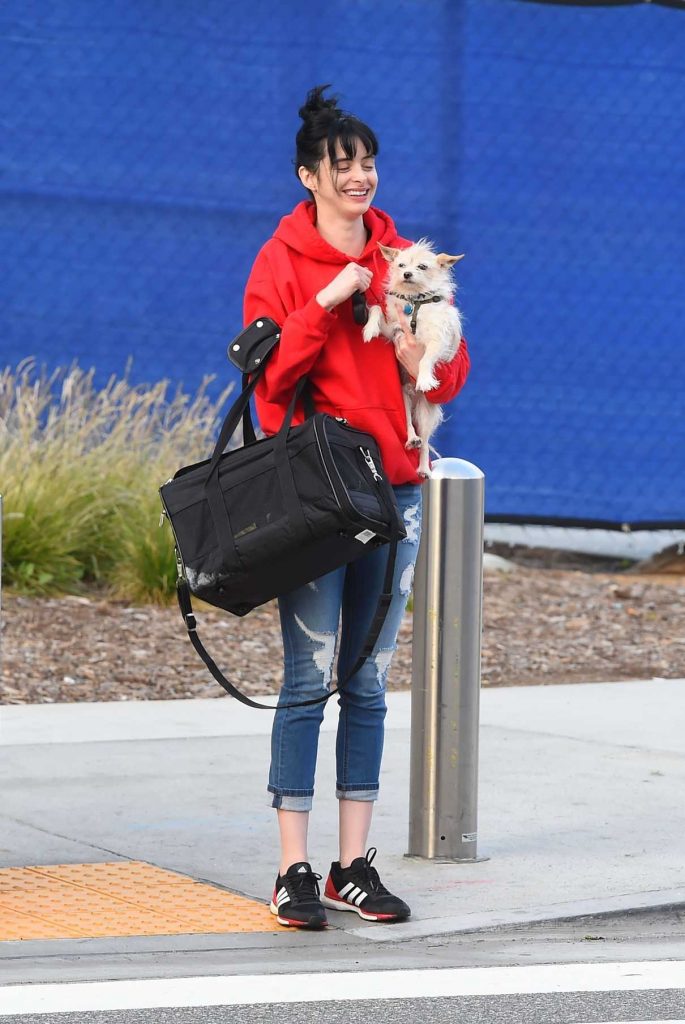 Krysten Ritter Was Spotted with Her Dog at LAX Airport in LA 03/16/2018-1