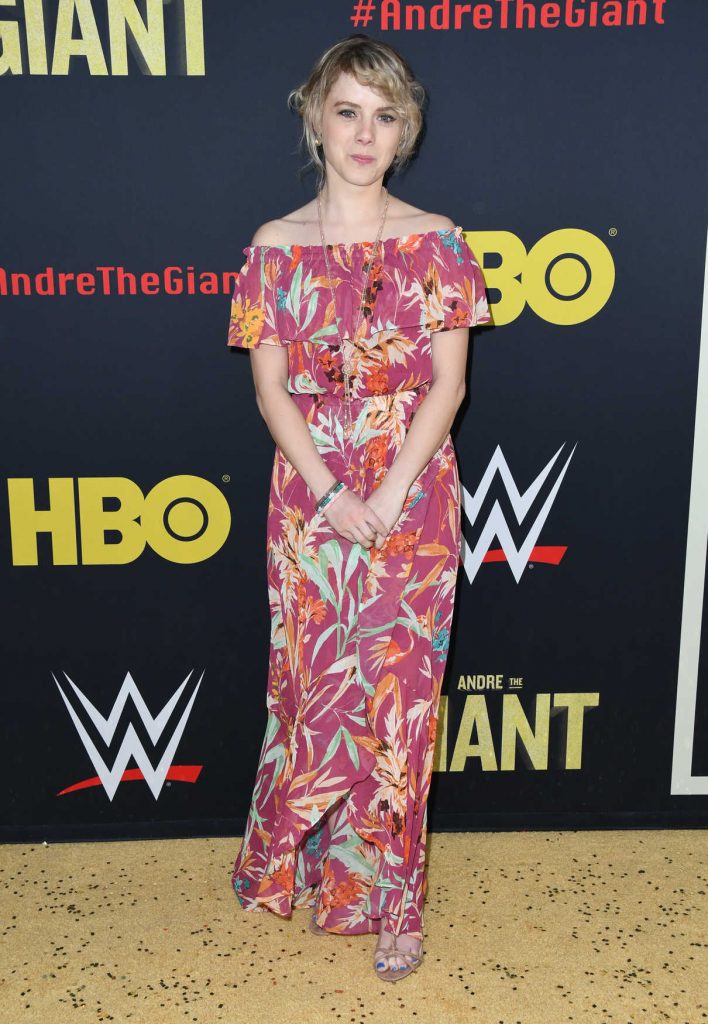 Laura Slade Wiggins at the Andre the Giant Premiere in Hollywood 03/29/2018-1