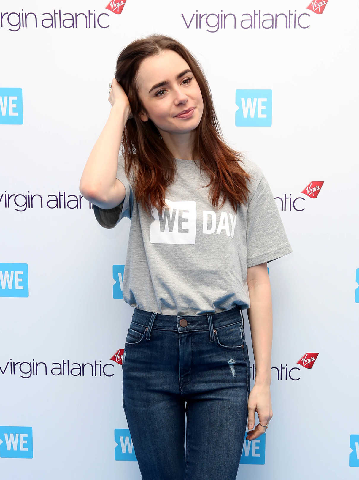 Lily Collins at WE Day on Wembley Arena in London 03/07/2018-4