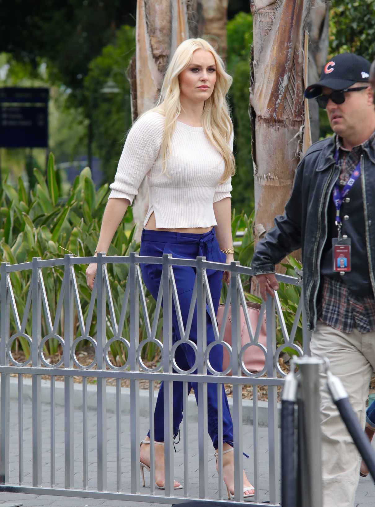 Lindsey Vonn Visits the Extra Studios in Universal City 03/07/2018-3