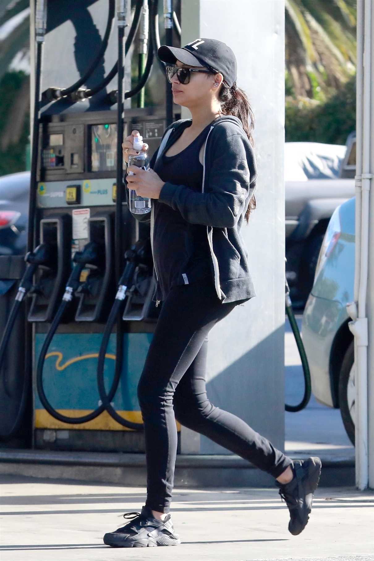 Naya Rivera Makes a Stop at a Gas Station in Los Feliz 03/28/2018-5