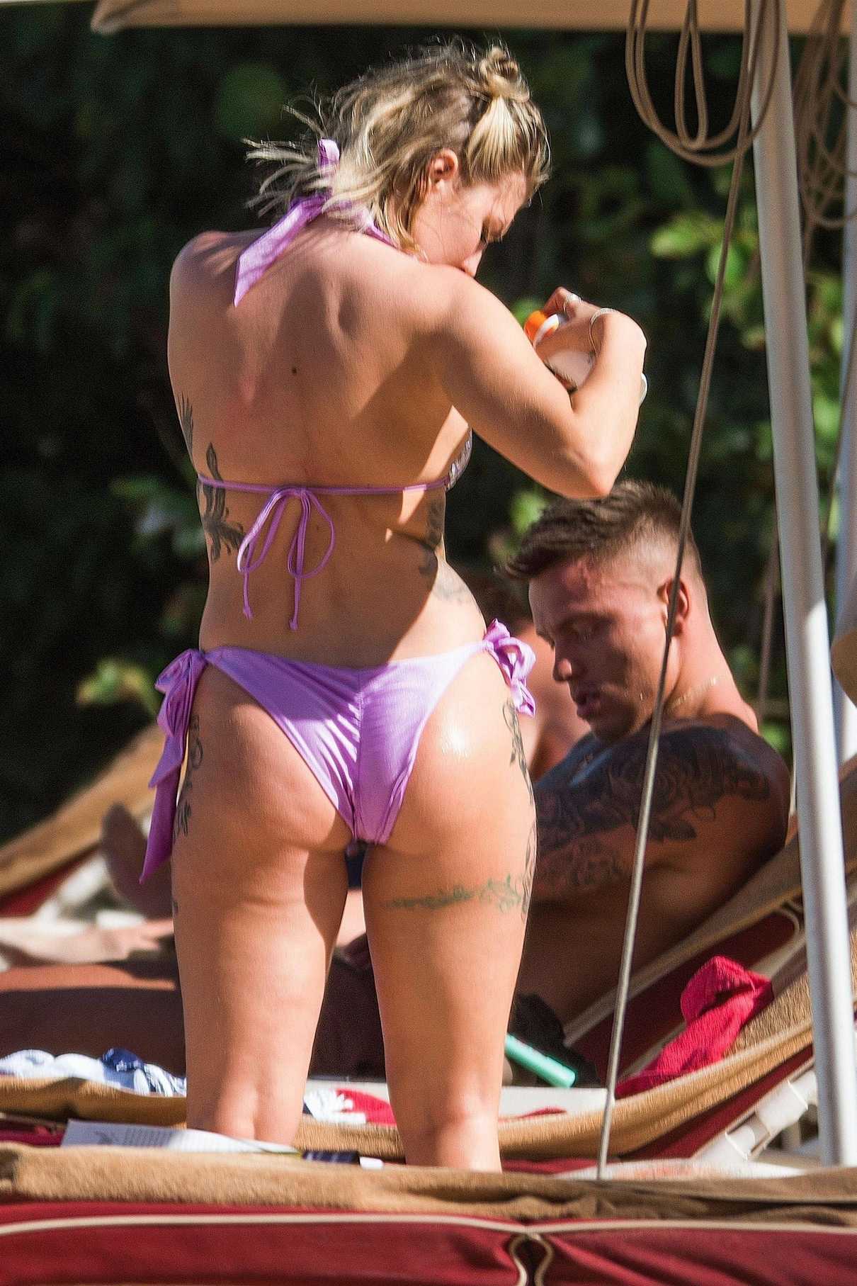 Olivia Buckland in Bikini on the Beach in Barbados 03/14/2018-5