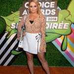 Saffron Barker at the Nickelodeon Kids’ Choice Awards Slime Soiree in Venice 03/23/2018