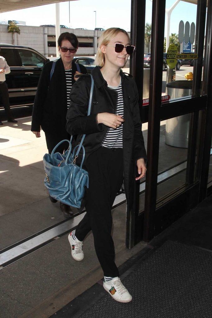 Saoirse Ronan Arrives at LAX Airport in LA 03/06/2018-1