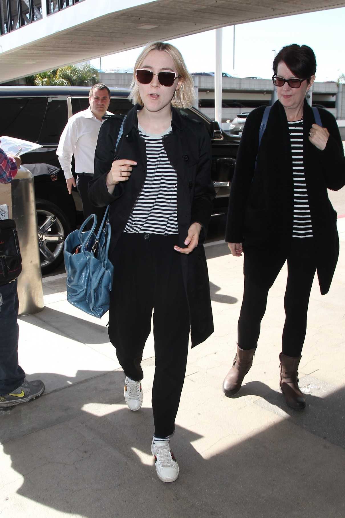Saoirse Ronan Arrives at LAX Airport in LA 03/06/2018-3