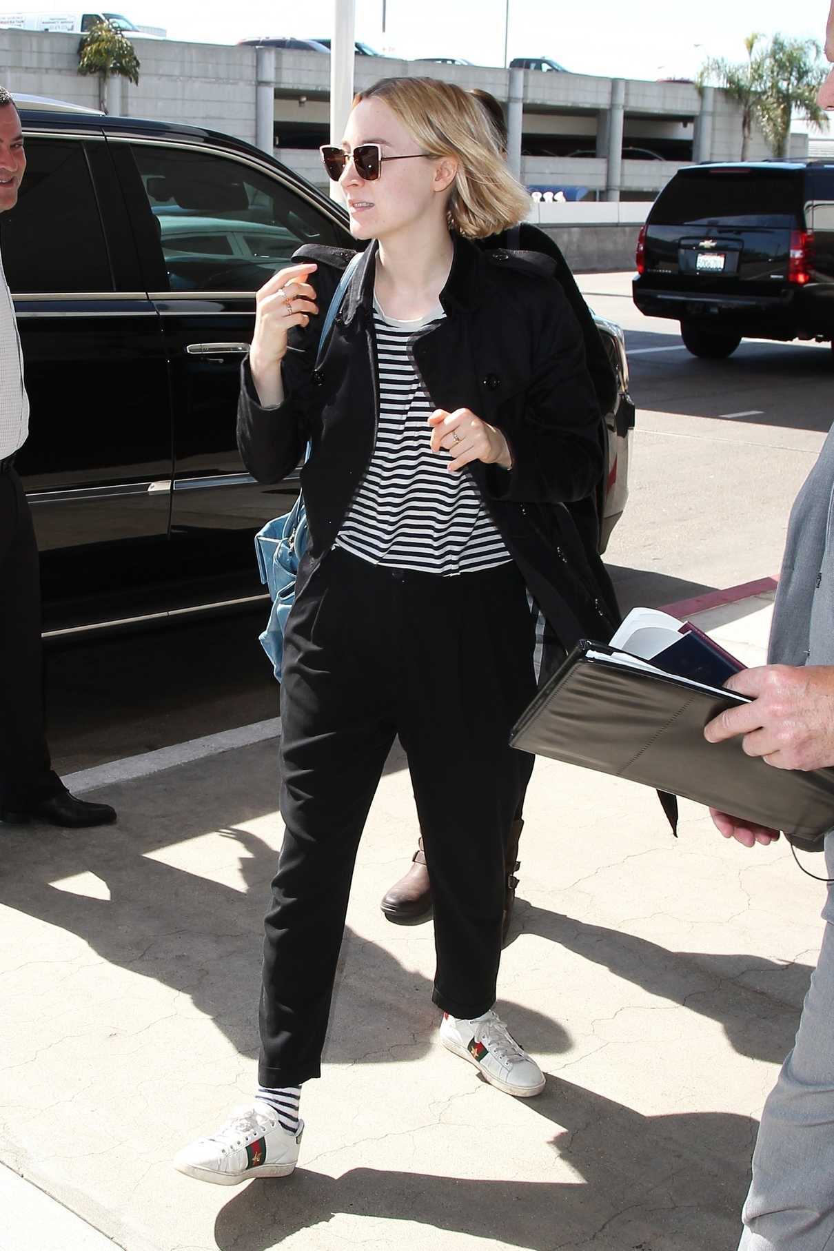 Saoirse Ronan Arrives at LAX Airport in LA 03/06/2018-4