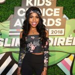 Teala Dunn at the Nickelodeon Kids’ Choice Awards Slime Soiree in Venice 03/23/2018