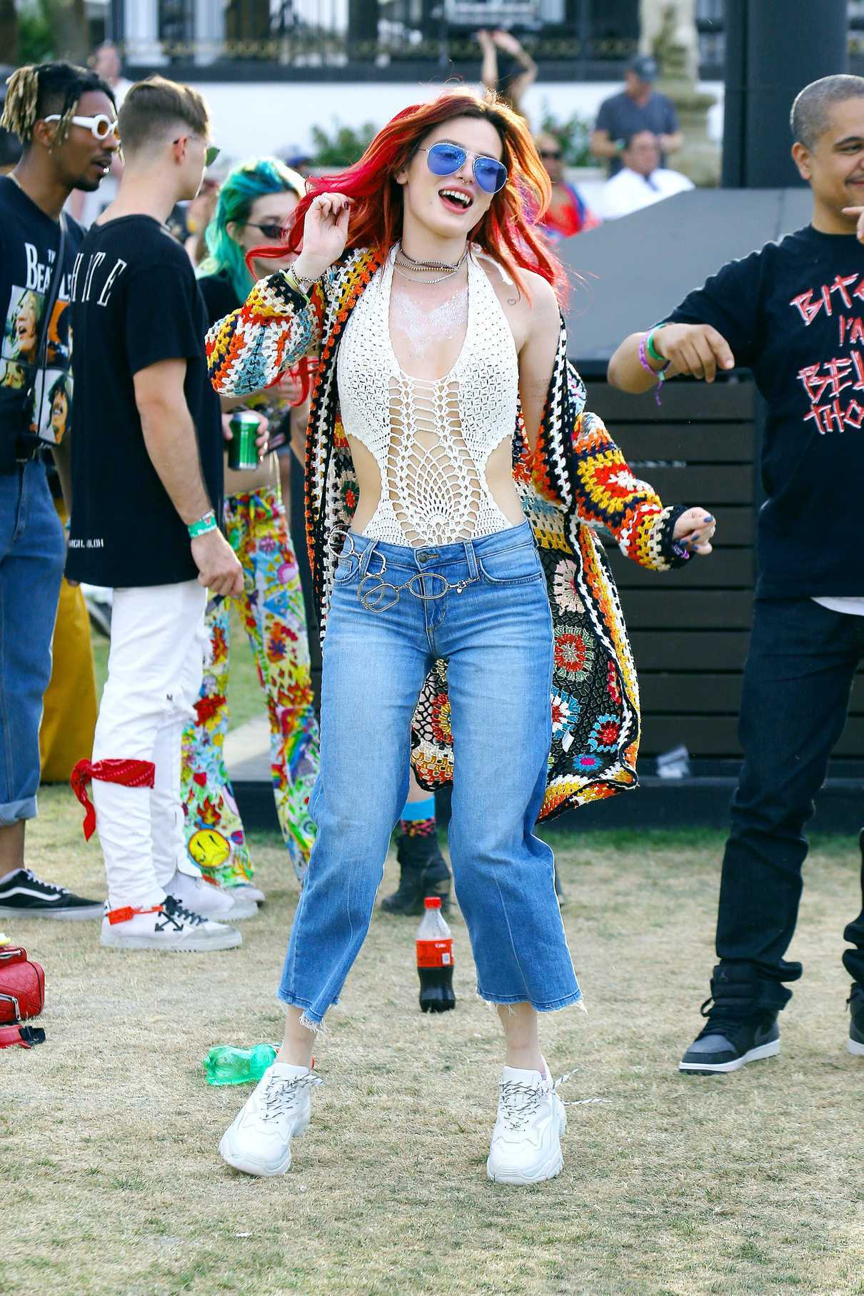 Bella Thorne Was Spotted at the Coachella Valley Music and Arts Festival in Indio 04/24/2018-2