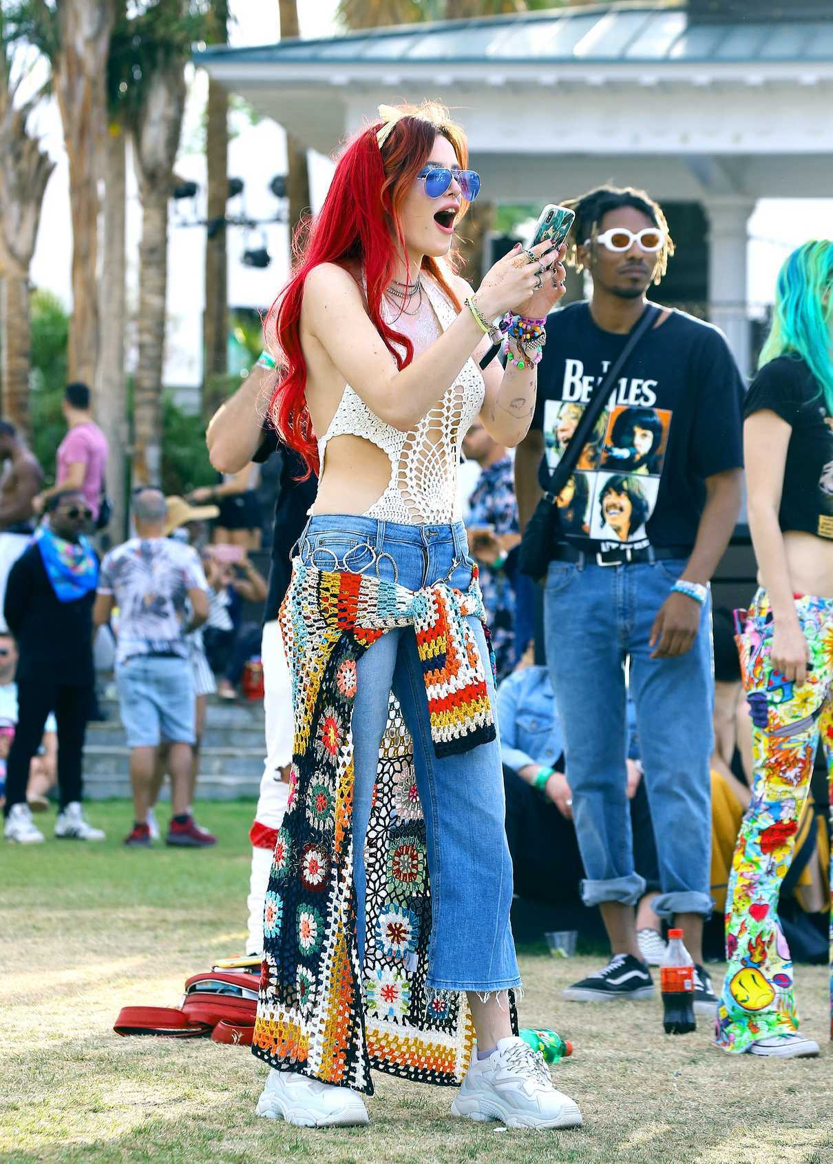 Bella Thorne Was Spotted at the Coachella Valley Music and Arts Festival in Indio 04/24/2018-4