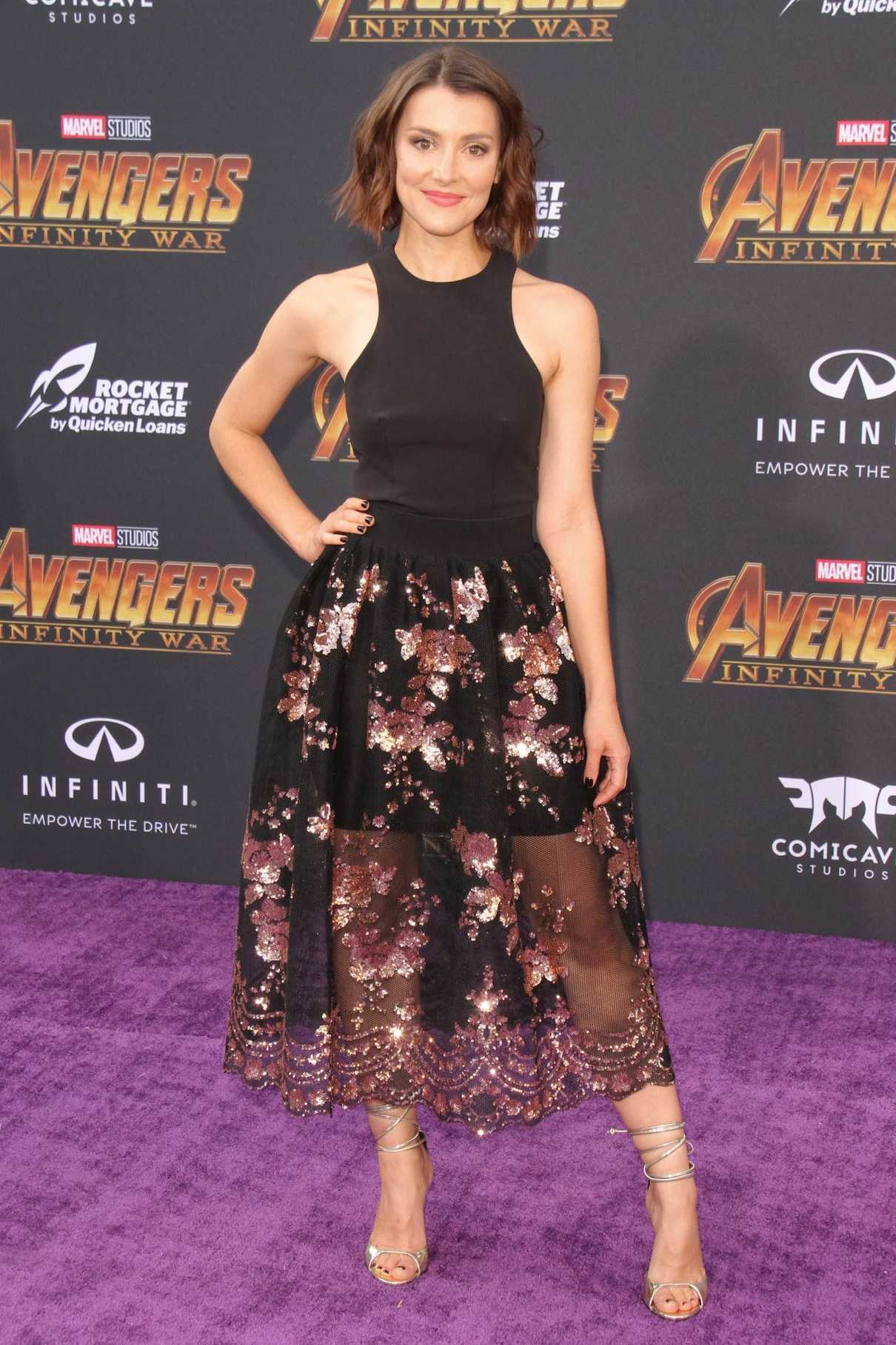 Emma Lahana at Avengers: Infinity War Premiere in Los Angeles 04/23/2018-2