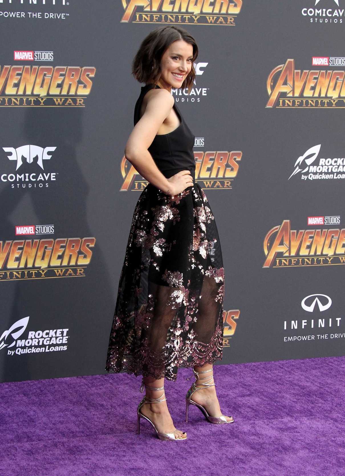 Emma Lahana at Avengers: Infinity War Premiere in Los Angeles 04/23/2018-3