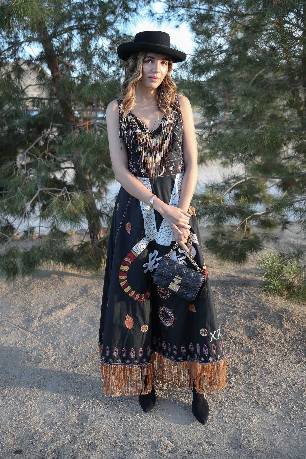 Georgie Flores at Dior Sauvage Party in Pioneertown 04/12/2018-2