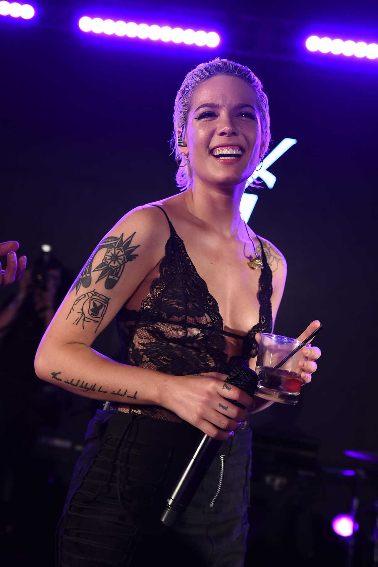 Halsey at YSL Beauty Festival in Palm Springs 04/12/2018-5