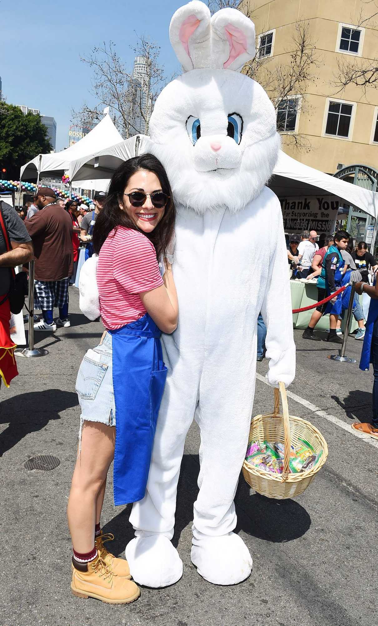 Inbar Lavi at Los Angeles Mission Easter Charity Event in Los Angeles 03/30/2018-3