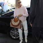 January Jones Was Spotted at LAX Airport in LA 04/11/2018