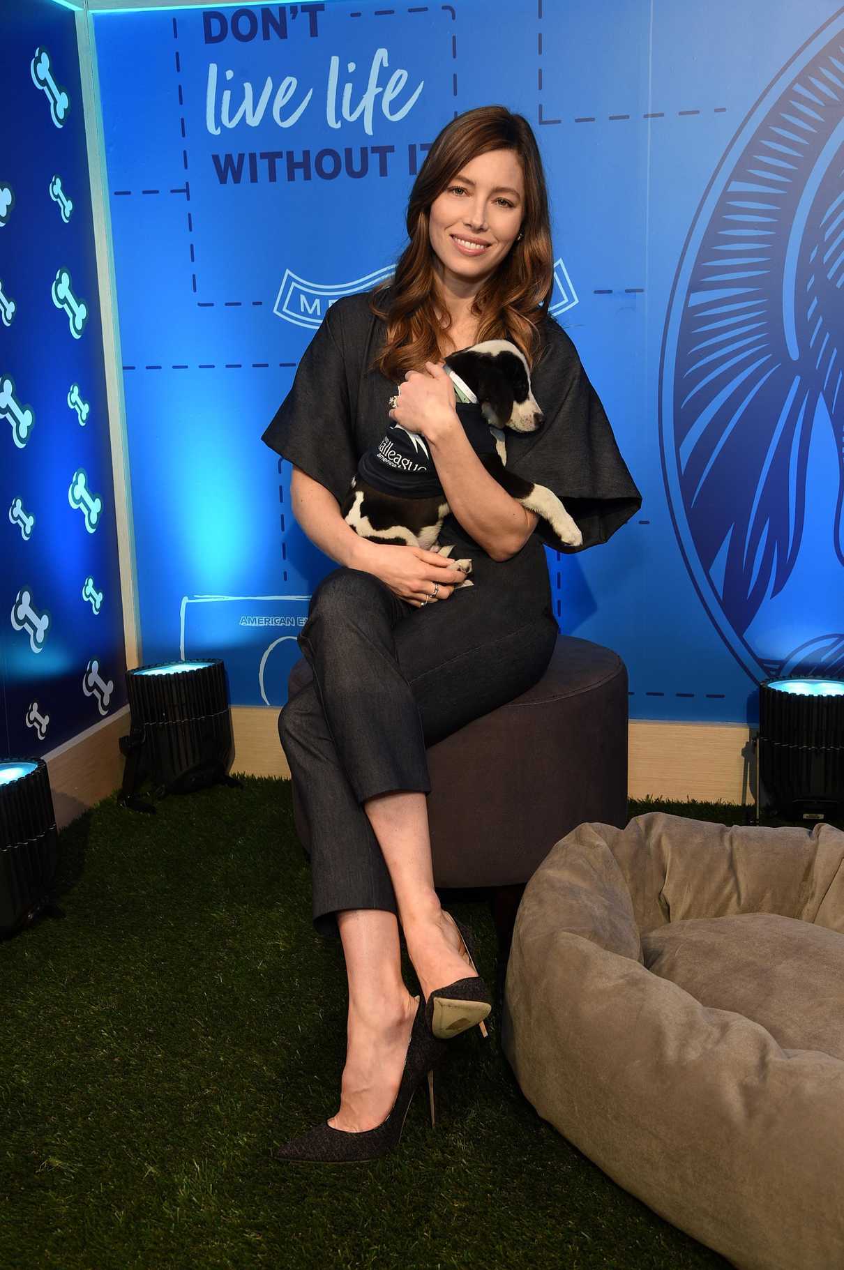 Jessica Biel at the American Express Experience in New York 04/09/2018-2