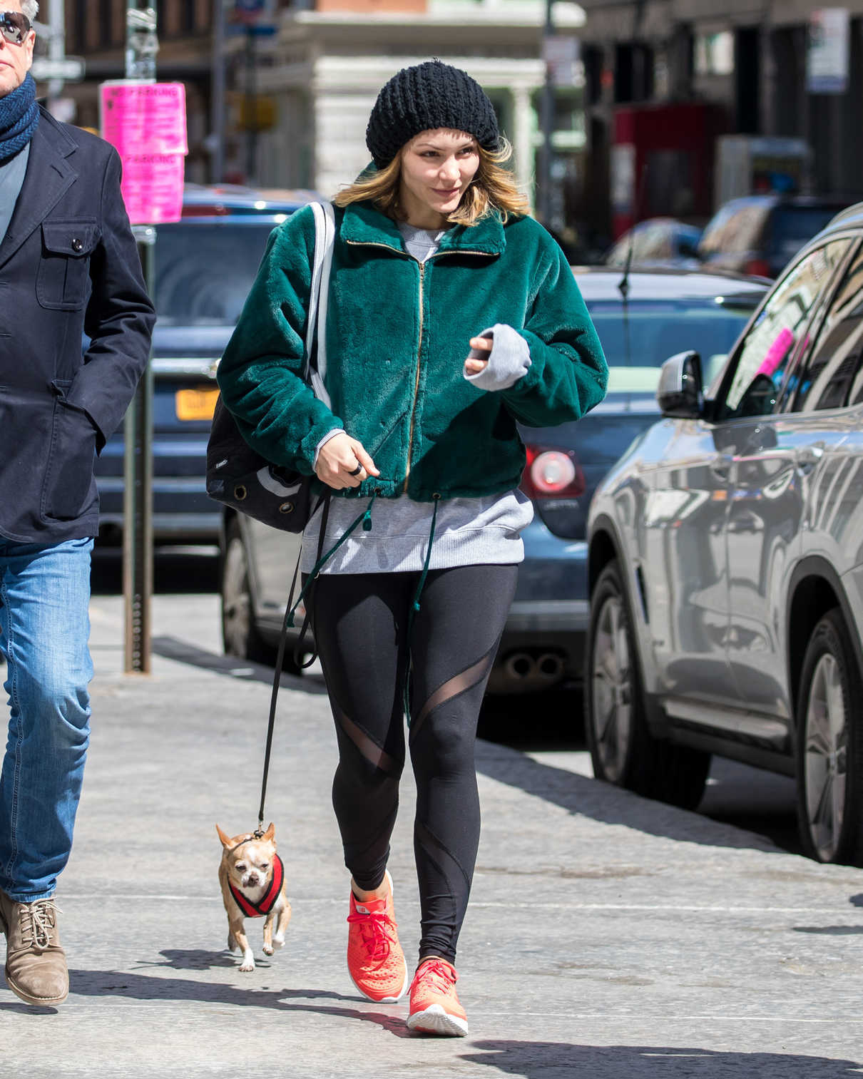 Katharine McPhee Walks Her Dogs with David Foster in New York City 04/05/2018-4