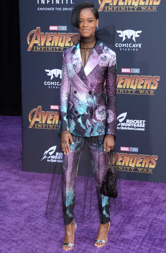 Letitia Wright at Avengers: Infinity War Premiere in Los Angeles 04/23/2018-1