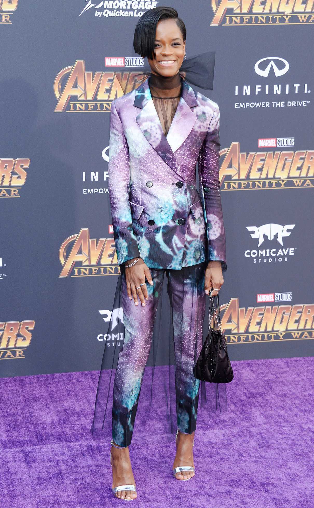 Letitia Wright at Avengers: Infinity War Premiere in Los Angeles 04/23/2018-2