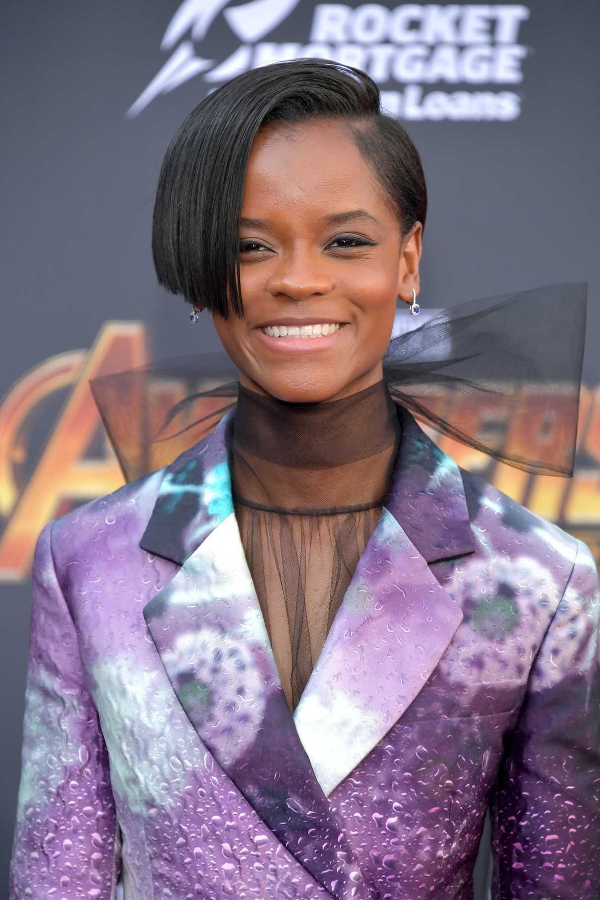 Letitia Wright at Avengers: Infinity War Premiere in Los Angeles 04/23/2018-4