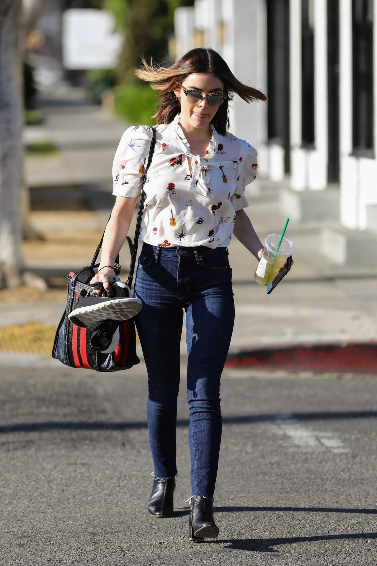 Lucy Hale Wears a Skinny Jeans Out in LA 04/03/2018-2