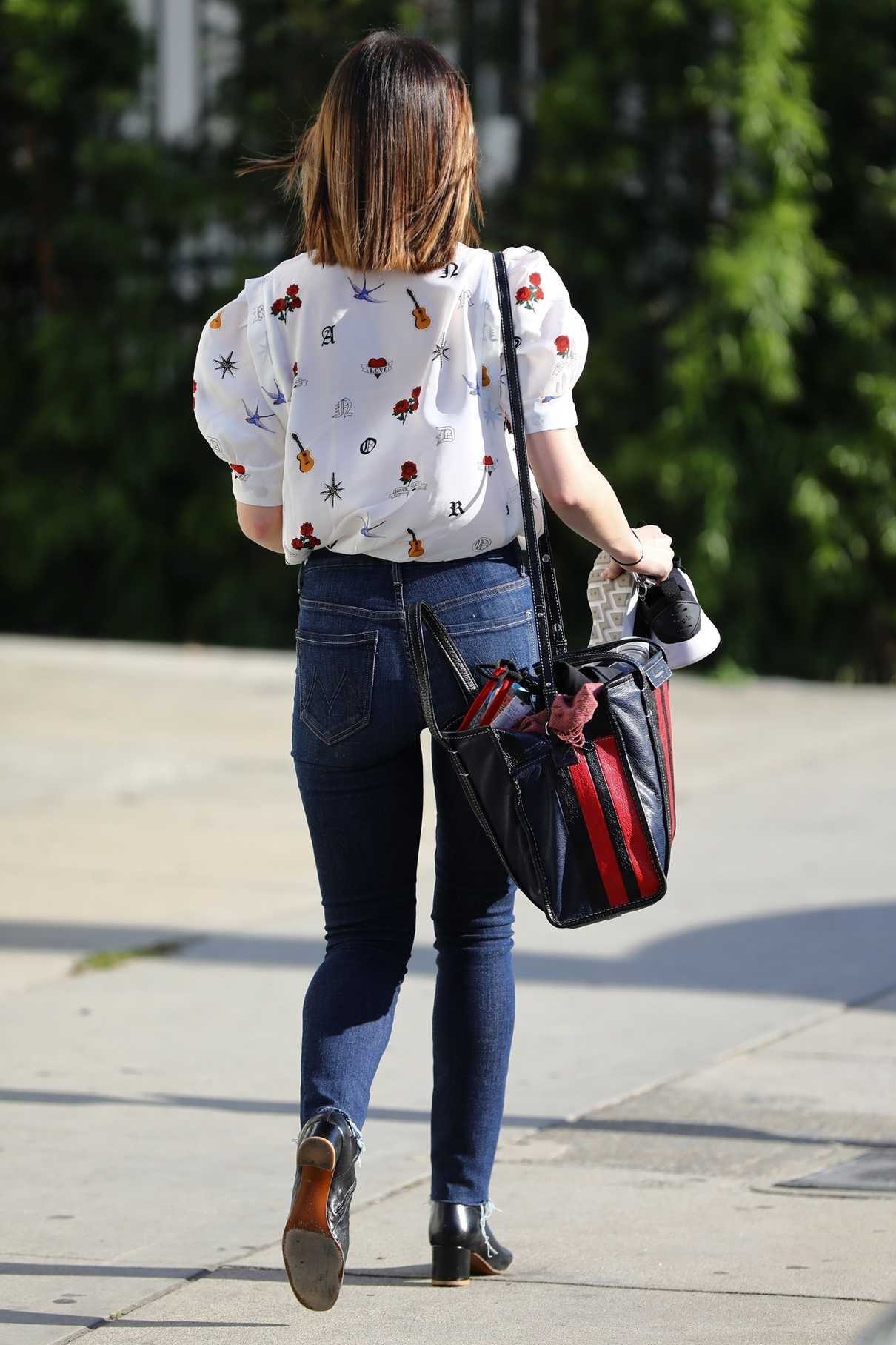 Lucy Hale Wears a Skinny Jeans Out in LA 04/03/2018-5
