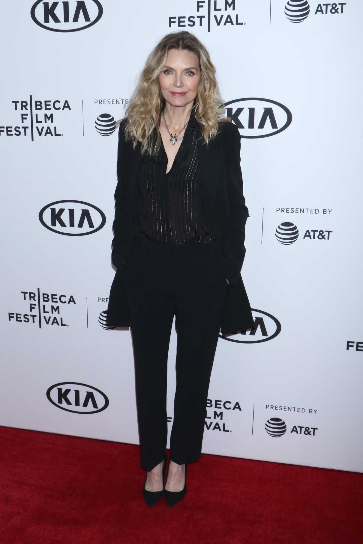 Michelle Pfeiffer at the Scarface 35th Anniversary Cast Reunion During the Tribeca Film Festival in New York City 04/19/2018-2