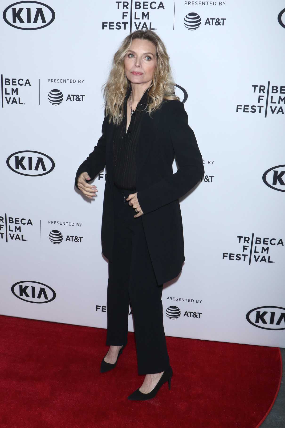 Michelle Pfeiffer at the Scarface 35th Anniversary Cast Reunion During the Tribeca Film Festival in New York City 04/19/2018-3