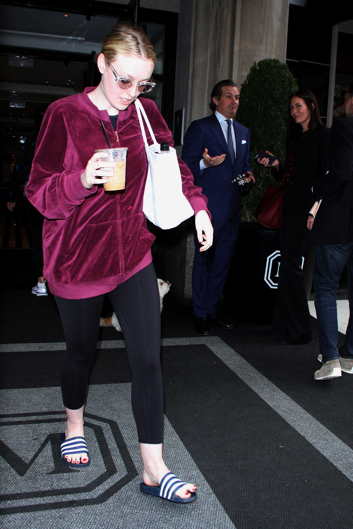 Dakota Fanning Leaves the Mark Hotel in New York City 05/04/2018-2