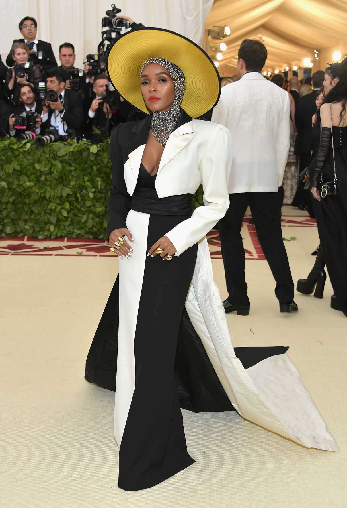 Janelle Monae at the Heavenly Bodies: Fashion and The Catholic Imagination Costume Institute Gala in New York City 05/07/2018-3