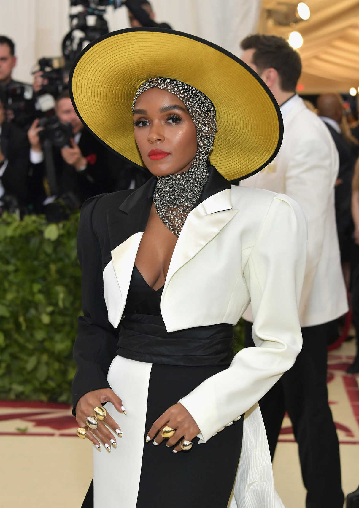 Janelle Monae at the Heavenly Bodies: Fashion and The Catholic Imagination Costume Institute Gala in New York City 05/07/2018-5