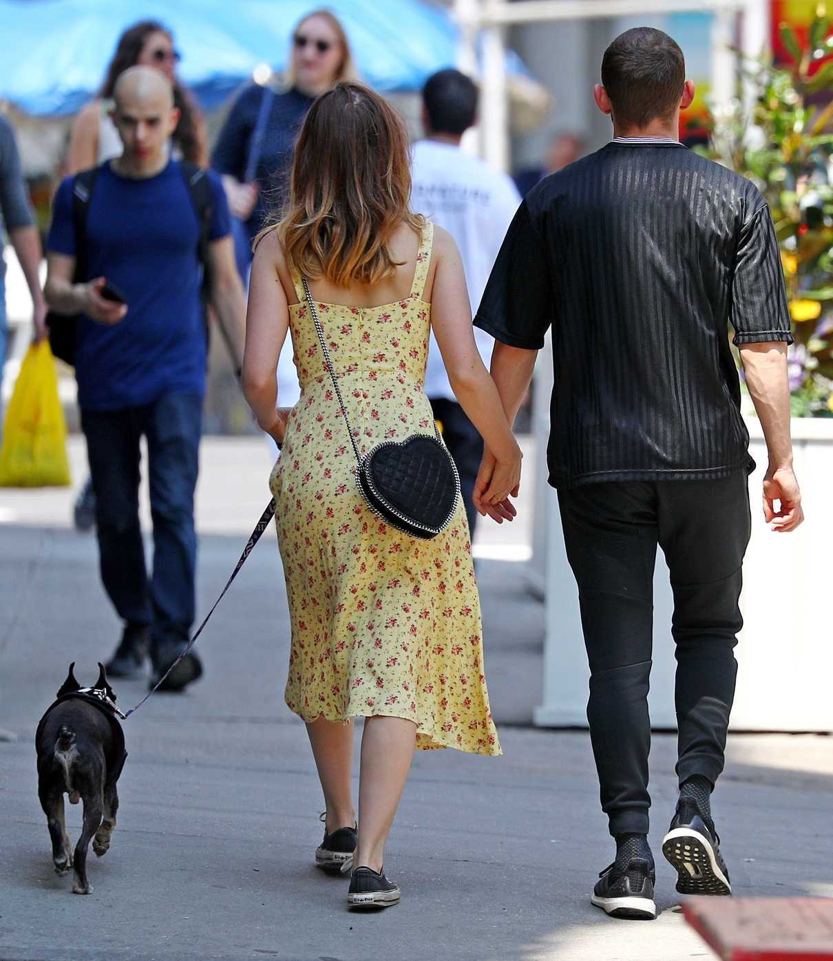 Kate Mara Walks Her Dog Lucius in New York City 05/15/2018-5