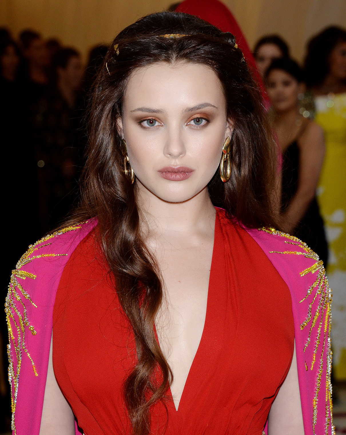 Katherine Langford at the Heavenly Bodies: Fashion and The Catholic Imagination Costume Institute Gala in New York City 05/07/2018-5