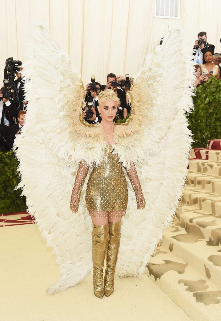 Katy Perry at the Heavenly Bodies: Fashion and The Catholic Imagination Costume Institute Gala in New York City 05/07/2018-1