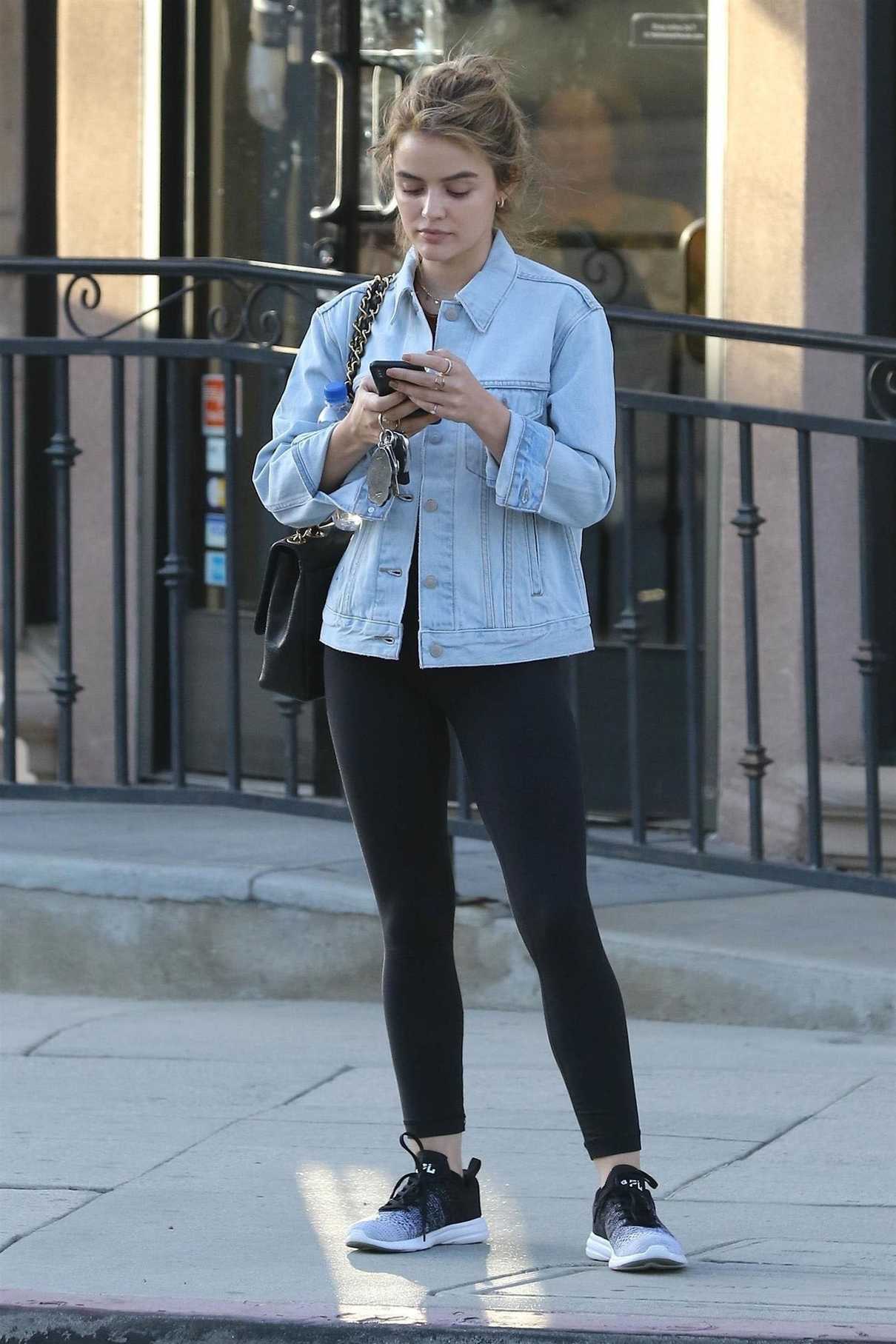 Lucy Hale Leaves the Gym in Studio City 05/14/2018-4