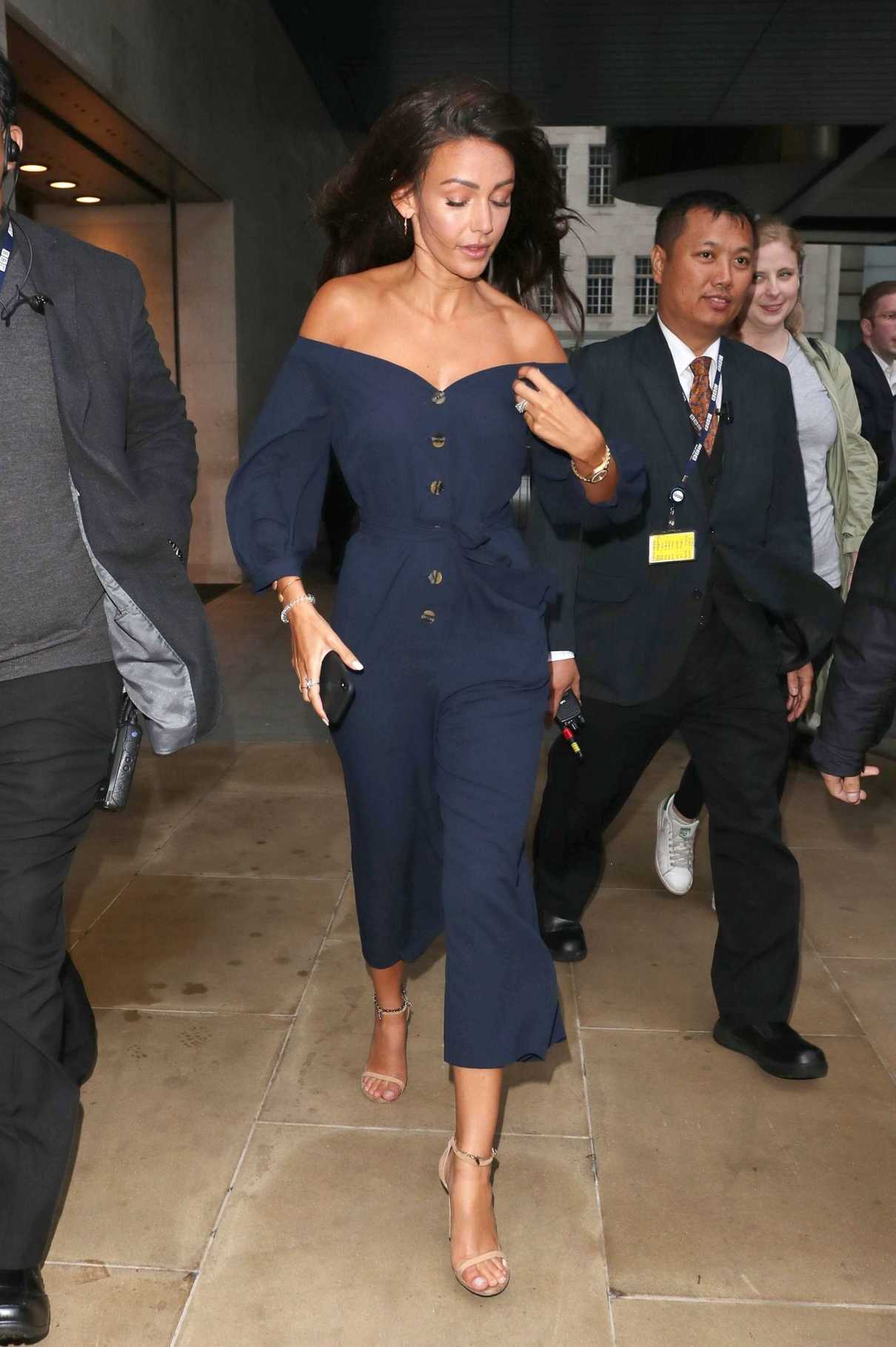 Michelle Keegan Arrives at BBC The One Show in London 05/29/2018-1