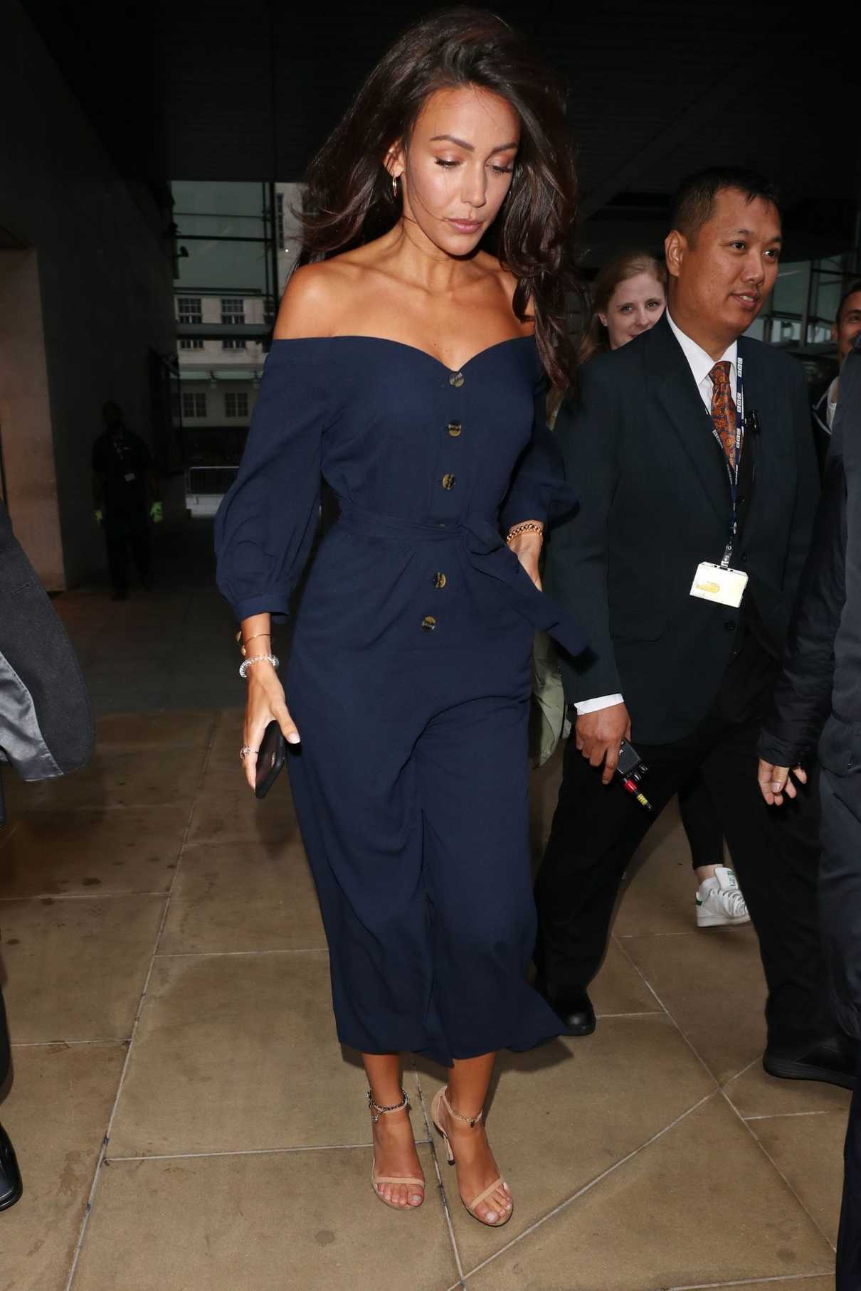 Michelle Keegan Arrives at BBC The One Show in London 05/29/2018-5