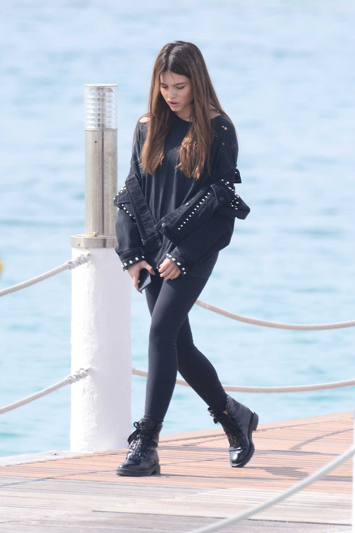 Thylane Blondeau Was Spotted in Cannes 05/10/2018-2