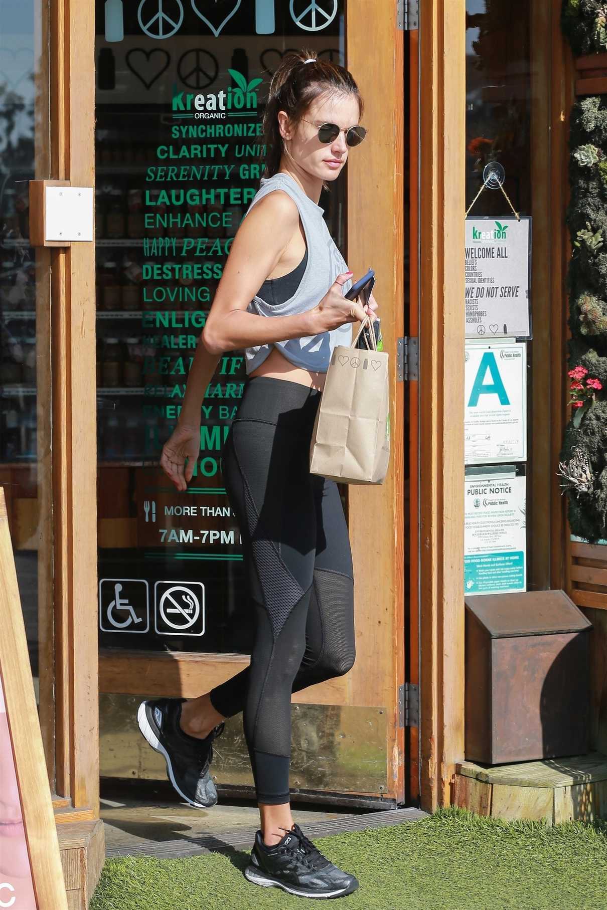 Alessandra Ambrosio Goes Shopping Out in Brentwood 06/13/2018-2