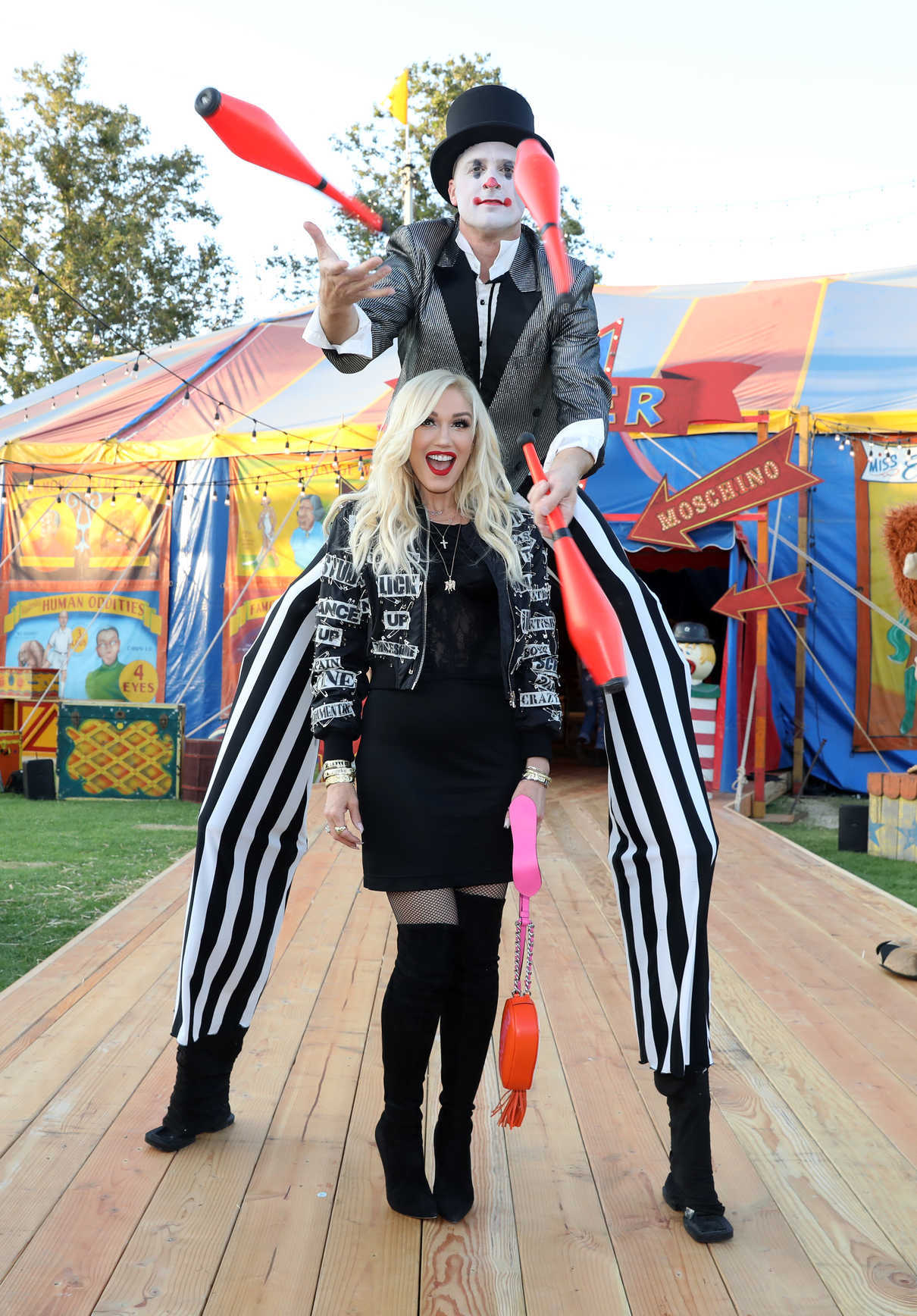 Gwen Stefani at the Moschino Resort Collection Show at Los Angeles