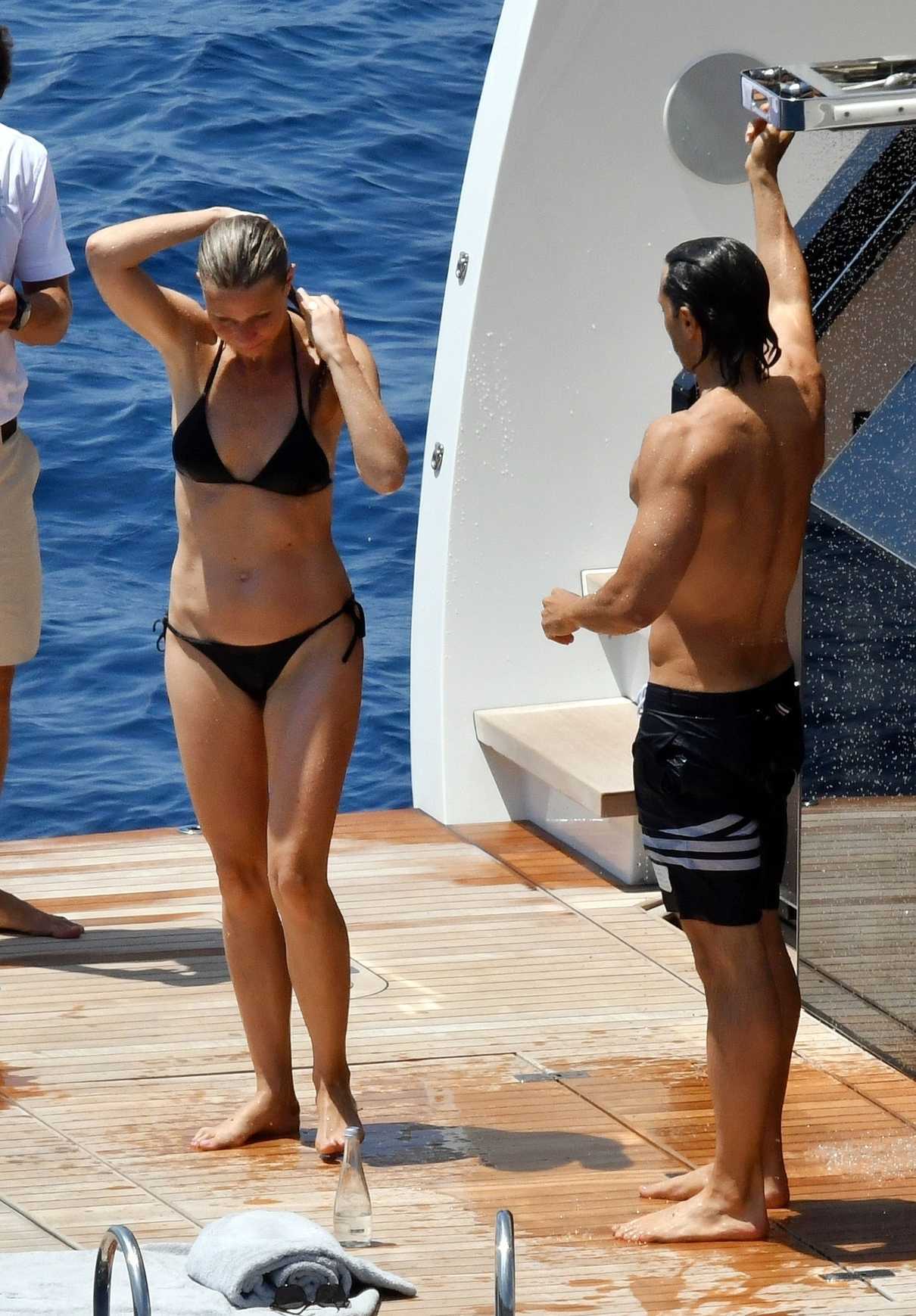Gwyneth Paltrow in Bikini on a Luxury Yacht in Capri 06/23/2018-2