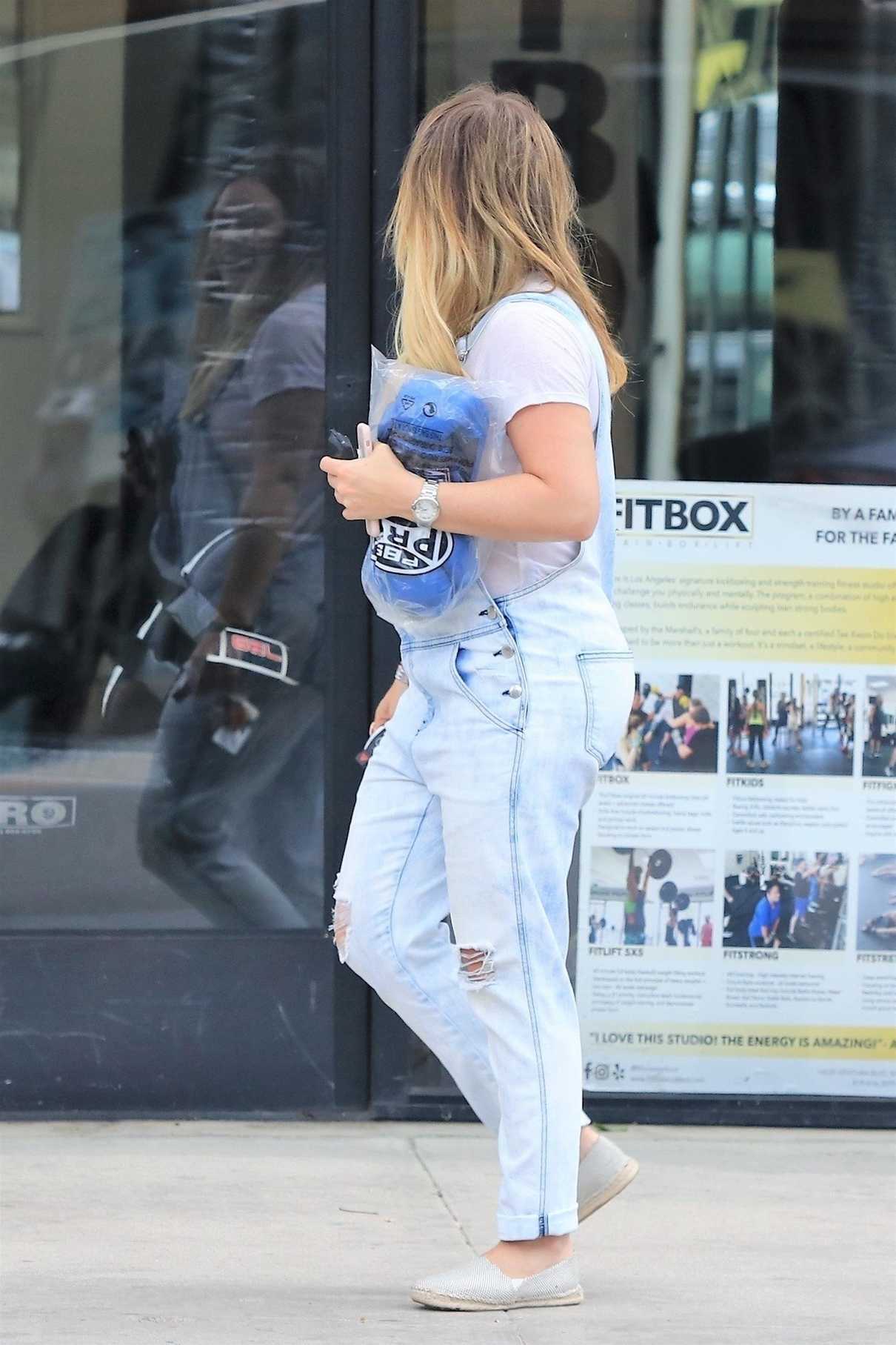 Hilary Duff Leaves Fitbox in Los Angeles 06/15/2018-3