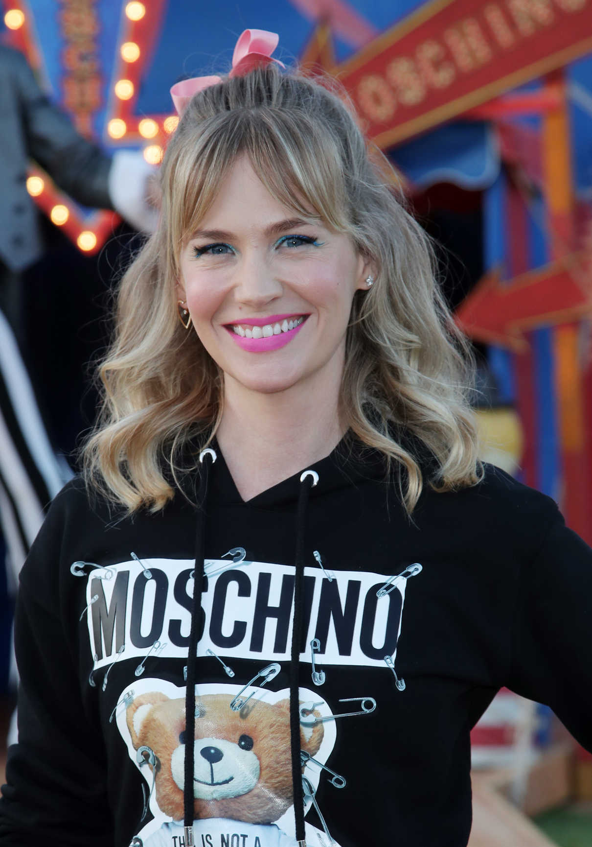 January Jones at the Moschino Resort Collection Show at Los Angeles Equestrian Center in Burbank 06/08/2018-5