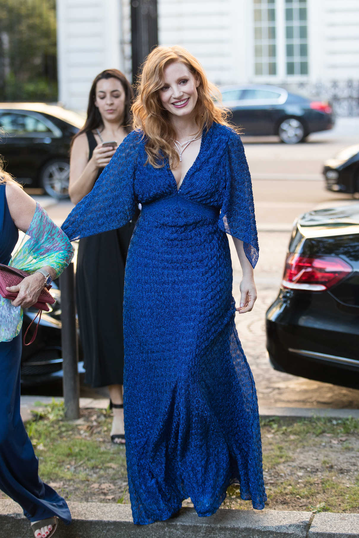 Jessica Chastain Leaves the Shangri-La Hotel in Paris 06/18/2018-2